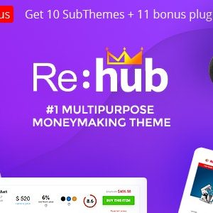REHub – Price Comparison, Multi Vendor Marketplace, Affiliate Marketing, Community Theme