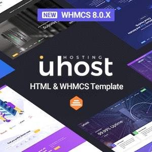 Uhost – Web Hosting & WHMCS Template Download