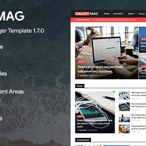 GalaxyMag – Responsive News & Magazine Blogger Template Download