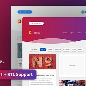 Salbuta Blog & Personal Responsive Blogger Theme Download