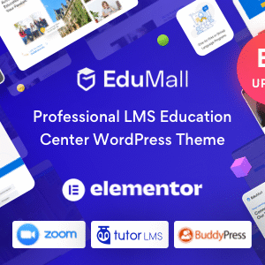 EduMall – Professional LMS Education Center WordPress Theme Download