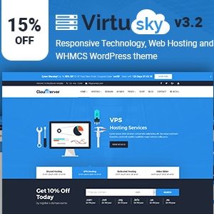 VirtuSky | Responsive Web Hosting and WHMCS WordPress Theme Download